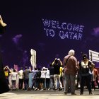 Doha, Qatar, a pocas horas del inicio del Mundial.