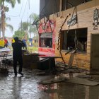 Una posible fuga de gases provocó daños en cuatro restaurantes en la Terminal Terrestre de Babahoyo