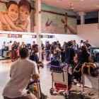 Lima. Centenares de viajeros tuvieron que suspender sus vuelos.