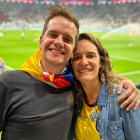 Los comediantes estuvieron presentes en el partido inaugural del Mundial de Catar 2022.