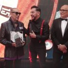 Carlos con Luis Tippán y Marco Tapia.