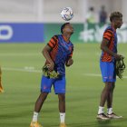 Gonzalo Plata, seleccionado de Ecuador, durante uno de los entrenamientos en suelo qatarí.
