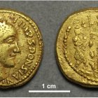Las monedas de oro son la única pista de que el líder romano Esponsiano existió. En la imagen, una moneda del "emperador" Esponsiano analizada, actualmente en el museo The Hunterian de la Universidad de Glasgow, Reino Unido; número de catálogo GLAHM:40333.