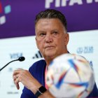 Louis van Gaal en rueda de prensa