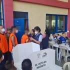 Proceso. Internos de la Cárcel Regional, la tarde del miércoles pasado.