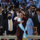 La presidente de Honduras, Xiomara Castro, en una fotografía de archivo. EFE/Gustavo Amador