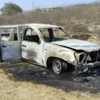 Manta. La mañana del jueves 24 de noviembre de 2022 hallaron el carro quemado.