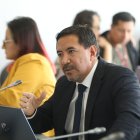 El director del SNAI, Guillermo Rodríguez, durante su comparecencia a la Comisión de Seguirdad.