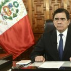 Fotografía cedida por el Congreso de Perú que muestra al presidente de la enteidad, Jose Williams. EFE/Cortesía Congreso de Perú