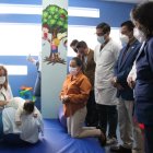 El área reabierta en el Hospital del Niño ofrece terapia física y de lenguaje, entre otros servicios