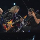 La banda estadounidense Metallica actúa durante el Global Citizen Festival en Nueva York el 24 de septiembre.