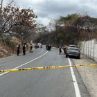 Guayaquil. En este tramo que une la vía a la costa con la Perimetral fue dejado el cuerpo de Alvarado Villamar.