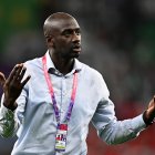 Doha (Qatar), 28/11/2022.- Ghana"s head coach Otto Addo reacts after winning the FIFA World Cup 2022 group H soccer match between South Korea and Ghana at Education City Stadium in Doha, Qatar, 28 November 2022. (Mundial de Fútbol, Corea del Sur, Catar) EFE/EPA/Noushad Thekkayil