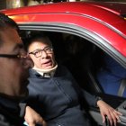 Libertad. Jorge Glas salió de la cárcel el lunes gracias a un recurso concedido por un juez de Santo Domingo.