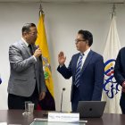 Acto. Tras una sesión de cinco horas, Roberto Romero fue posesionado como la nueva máxima autoridad de la Superintendencia de Bancos del Ecuador.