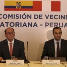 Dato. Durante la reunión también se abordó la seguridad fronteriza, la lucha en contra de la delincuencia organizada y la trata de personas.