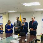 Acto. El nuevo superintendente de Bancos durante la sesión del Consejo de Participación Ciudadana.