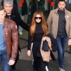 El momento en que Shakira llega este 5 de abril al aeropuerto de Barcelona.