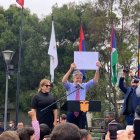 El presidente Lasso estuvo acompañaos de varios ministros de Gobierno.