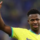 Vinicius, futbolista de la selección brasileña