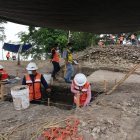 Obra.- Los trabajos que se hacen en la construcción para el funcionamiento del Tren Maya.