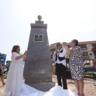 inauguración del busto en homenaje a la magister Gaciela Leví Castillo., AV.DEL ERIODISTA Y PLAZA DAÑIN, 08 DE DICIEMBRE  DEL 2022- AMELIA ANDRADE Guayaquil-Ecuador Agencia (Ag-ecpreso)
