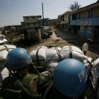 Imagen de archivo de soldados de la Misión de Estabilización de las Naciones Unidas para Haití (MINUSTAH).EFE/ David Fernández.
