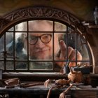 Guillermo del Toro en grabaciones de Pinocho