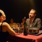 Obra. Andrés Zerega y Mercy Cruz protagonizan la pieza teatral.