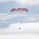 La misión de rescate de la cápsula Orion frente a la costa de Baja California, México, el 11 de diciembre de 2022.