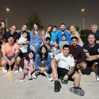 Lionel Messi pasó su día libre junto a su familia en el lugar de concentración de la Albiceleste.