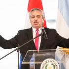 Fotografía de archivo del presidente de Argentina, Alberto Fernández. EFE/ Nathalia Aguilar