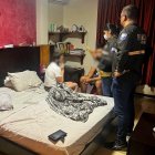 Los agentes fiscales acudieron a los domicioles