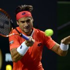 INDIAN WELLS (ESTADOS UNIDOS), 15/12/2022.- Fotografía de archivo tomada el 16 de marzo de 2015 que muestra al tenista español David Ferrer ante el australiano Bernard Tomic en un partido del torneo de Indian Wells, California, Estados Unidos. Ferrer ha sido designado este jueves por la Real Federación Española de Tenis (RFET) como nuevo capitán español de Copa Davis para las tres próximas temporadas en sustitución de Sergi Bruguera.  EFE/MICHAEL NELSON