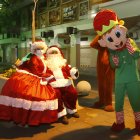 El año pasado, la calle Panamá se lució con el festival de luces y personajes navideños.