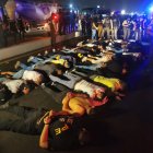 Guayaquil. Entre los integrantes de la banda de JR hay militares.
