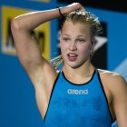 La nadadora olímpica, Ruta Meilutyte, se quedó con el oro en el Mundial celebrado en Australia.