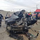 El accidente se produjo en la avenida Gustavo Noboa Bejarano, norte de la ciudad.