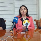 Denuncia. La fiscal Michelle Luna, en Guayaquil, reclamó el inicio de un supuesto sumario administrativo solo por pedir condiciones dignas.