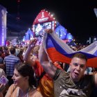 El punto de encuentro obligado de la afición era el parque Al Bidda.