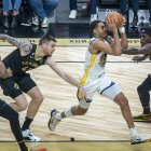 Jordan Poole, basquetbolista de los  Warriors, brilló al marcar 43 puntos en el triunfo frente a Toronto Raptors.