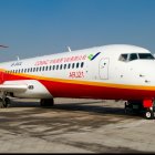 Transporte.- El avión ARJ21 elaborado por China.