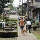 Vista general de una calle el 23 de noviembre de 2022 en la población de Pie de Pató, departamento del Chocó (Colombia). EFE/ Mauricio Dueñas Castañeda