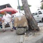Hallazgo. Quienes habitan y trabajan en esta zona comercial de Pascuales se encuentran con recelo.