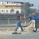 El hallazgo fue en un punto en el que había más fundas con desechos