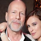 Rumer Willis con su padre.