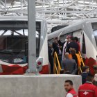 El arzobispo Alfredo Espinosa dio la bendición a los trenes del Metro de Quito en los talleres y cocheras en Quitumbe