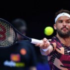 Grigor Dimitrov, tenista búlgaro, muestra su solvencia frente a Nick Kyrgios.