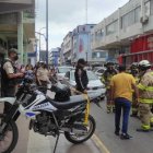 Machala. Los bomberos apoyaron en la emergencia del miércoles 21 de diciembre de 2022.