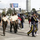 En grupos de 12 uniformados se hacen patrullajes en las zonas consideradas de mayor riesgo. Para los operativos se ha dispuesto la movilización de más de 3.000 uniformados.